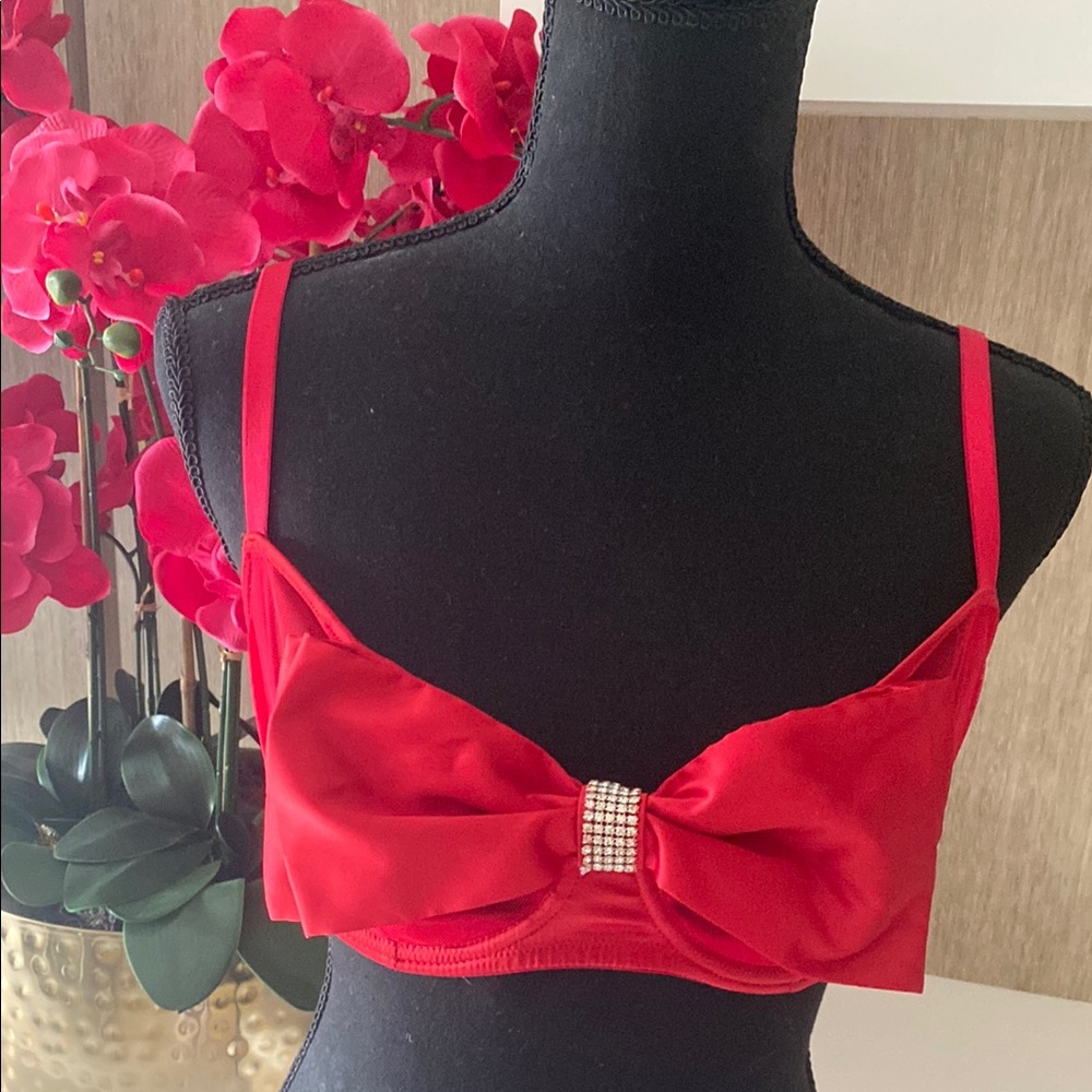 Victoria's Secret Red Bow Bralette